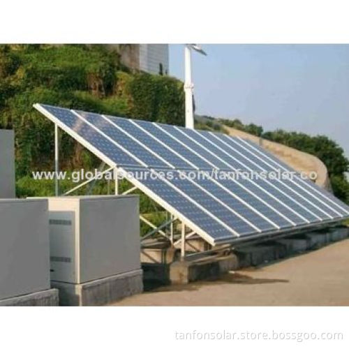 5kW solar panel system with 200W mono panel, PV combiner, hybrid inverter,lead battery,bracket,cableNew